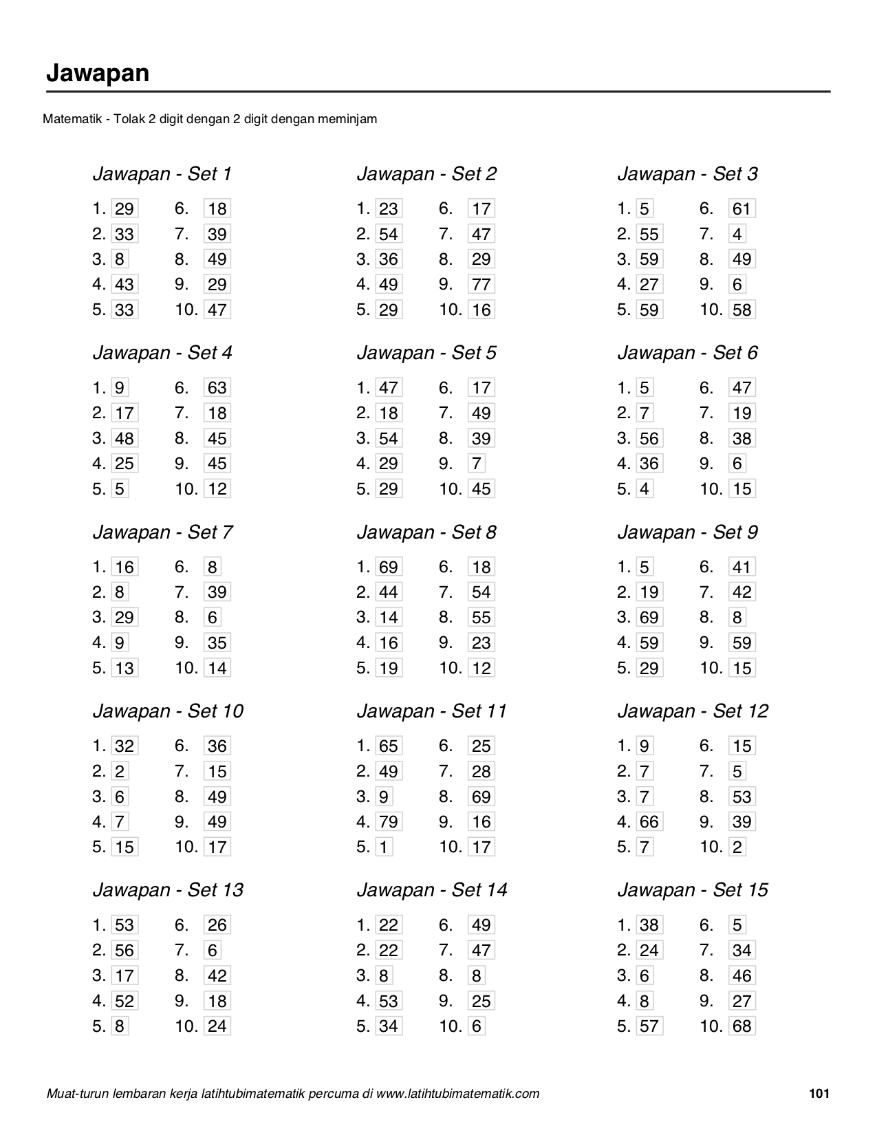 Soalan Darab Matematik Tahun 2 The Silent Cries