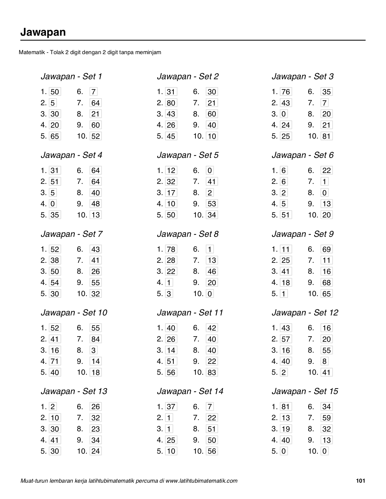 LatihTubiMatematik.com - Kami akan menyediakan latihtubi 